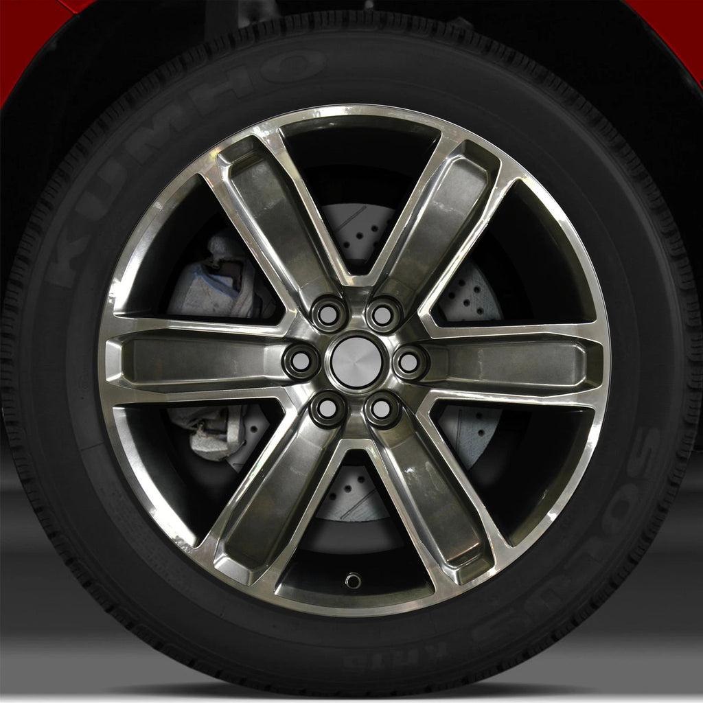 20x8 Factory Wheel (Gunmetal Dark Smoked Hypersilver Machined Bright) for XT5