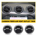 Interior Air Vent Outlet Cover Trim for Ford Mustang (2015–2020) Carbon Fiber
