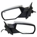 Mirror Set of 2 for Chevy Silverado 1500 (2014–2018) Chrome Heated Manual Fold