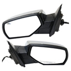 Mirror Set of 2 for Chevy Silverado 1500 (2014–2018) Chrome Heated Manual Fold