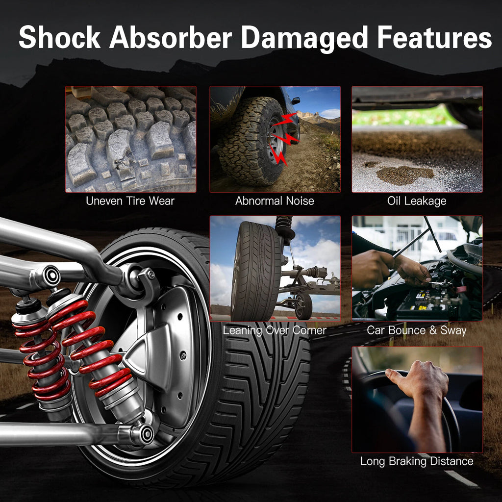 Set of 2 Front Shocks Struts for Dodge Journey (2009-2016)