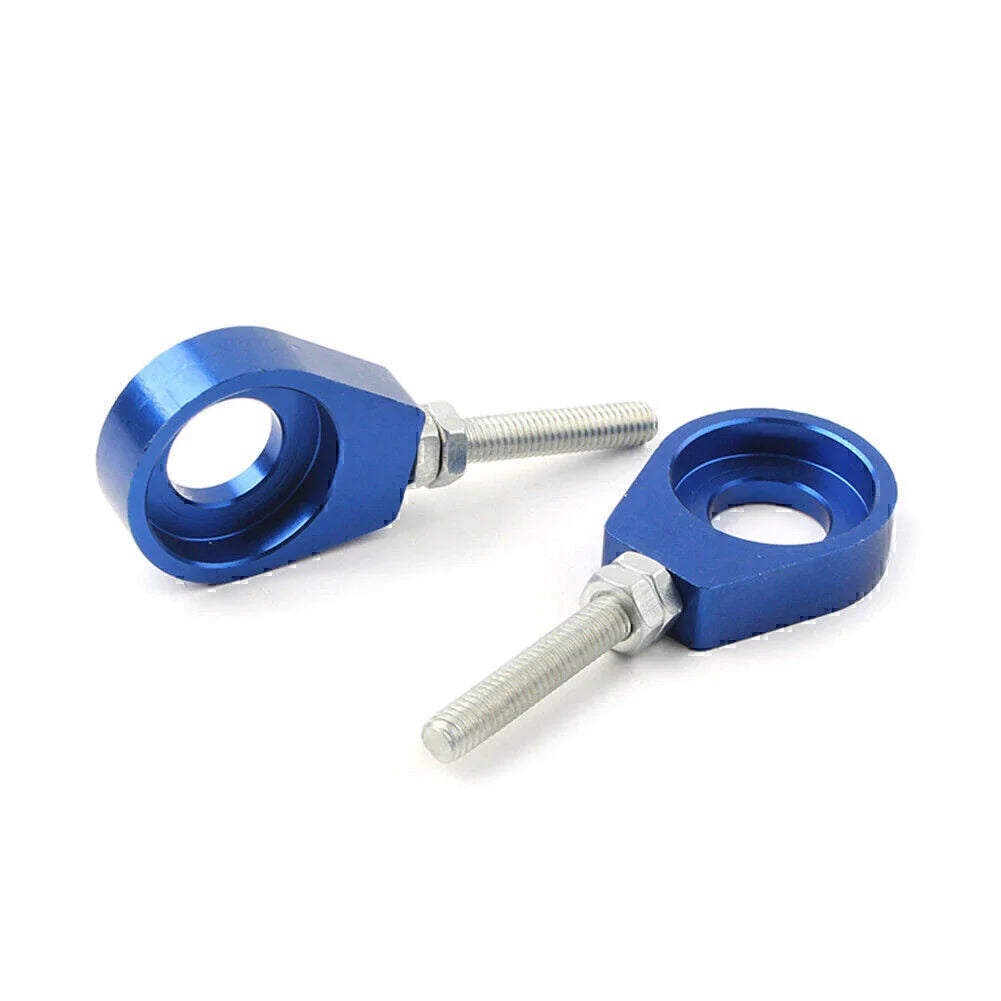 15mm Chain Adjuster Tensioner Blocks for Dirt Bike Quad ATV CRF50 SSR Blue