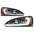 3D LED Tube DRL Headlights Assembly for Pontiac Grand Prix (2004–2008)