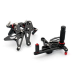 CNC Adjustable Rearsets for Kawasaki Ninja Z1000 (2017) - Black