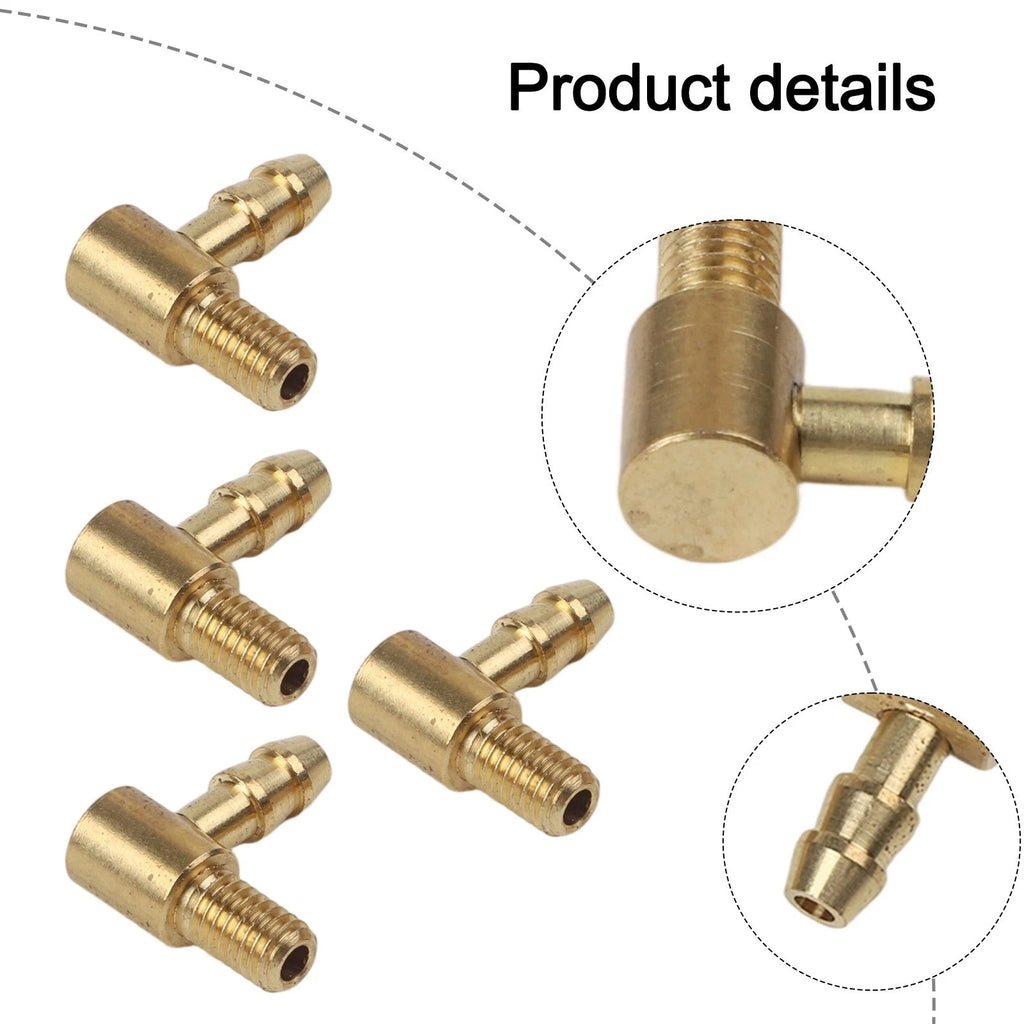 Set of 4 Water Nozzles 90 Degree for RC Boat (3-4mm Tube, M5)