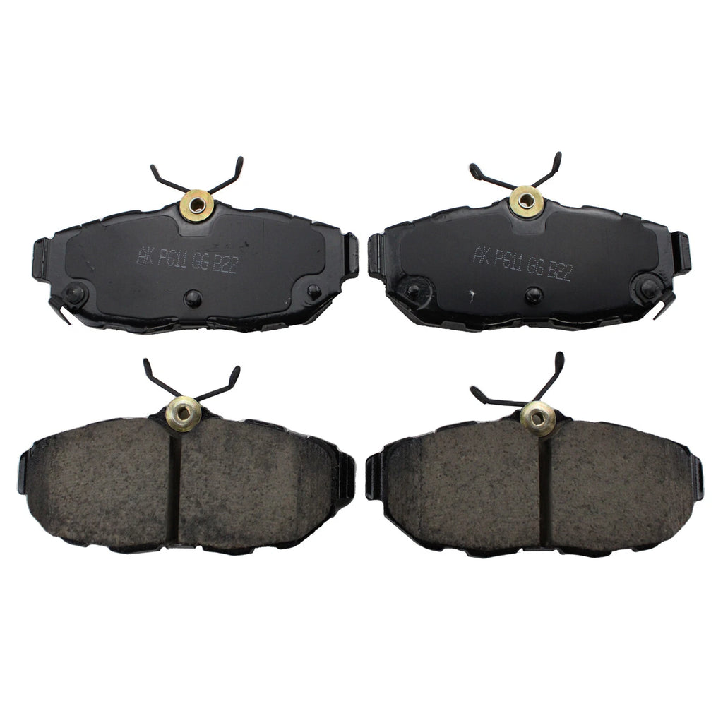 Set of 4 Akebono Performance Rear Ceramic Brake Pads for Ford Mustang (2005–2014)