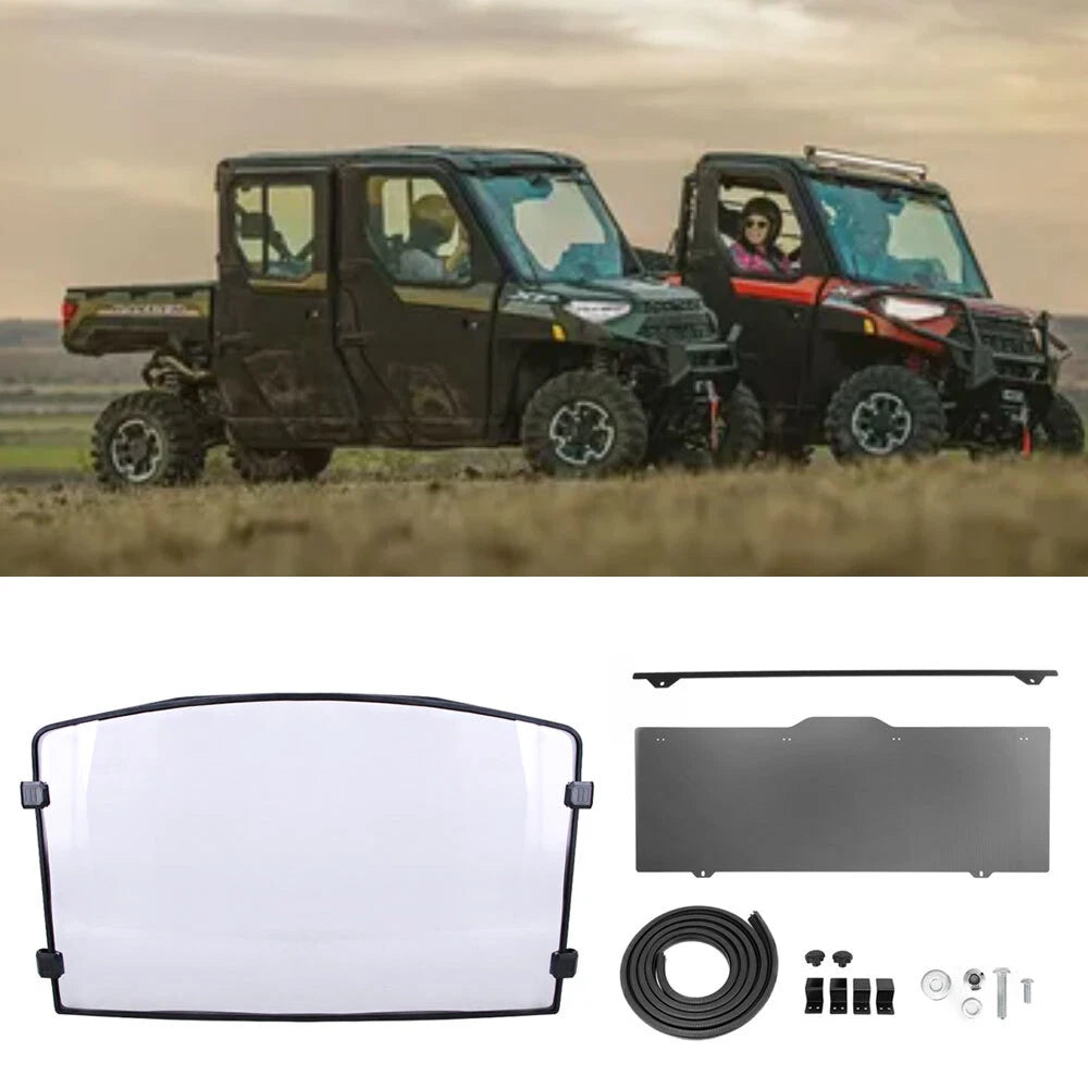 Front Windshield & Rear Window for Polaris Ranger XP 900/XP 570 (2013–2019)