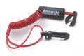 Stop Kill Key Safety Lanyard for Kawasaki PWC Jet Ski (Floating, Red)