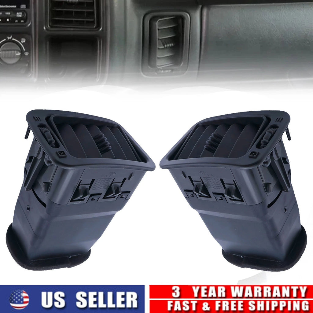 2pc Dash AC Heater Air Vent Deflector for Silverado Sierra (1999–2006)