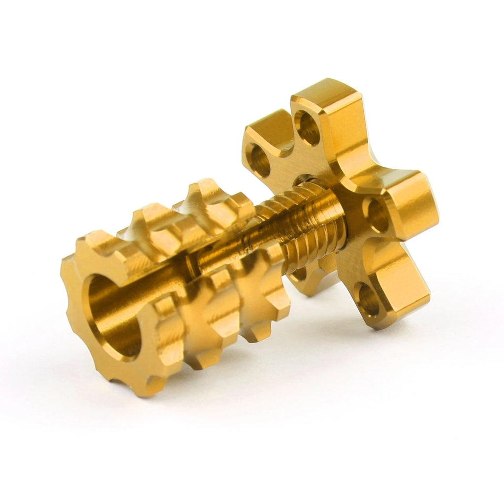 CNC Clutch Cable Adjuster Screw for Motorcycle (8mm Thread, Gold)