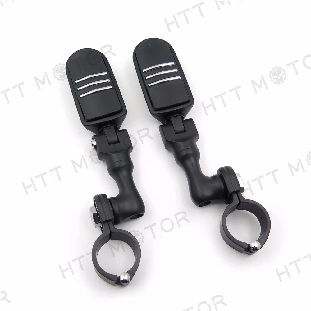 HTTMT Adjustable Foot Peg for Triumph Rocket (1.5", Black)