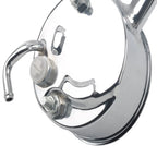 Saginaw Power Steering Pump Bracket & Aluminum Pulley for Small Block Chevy (1969–1986)