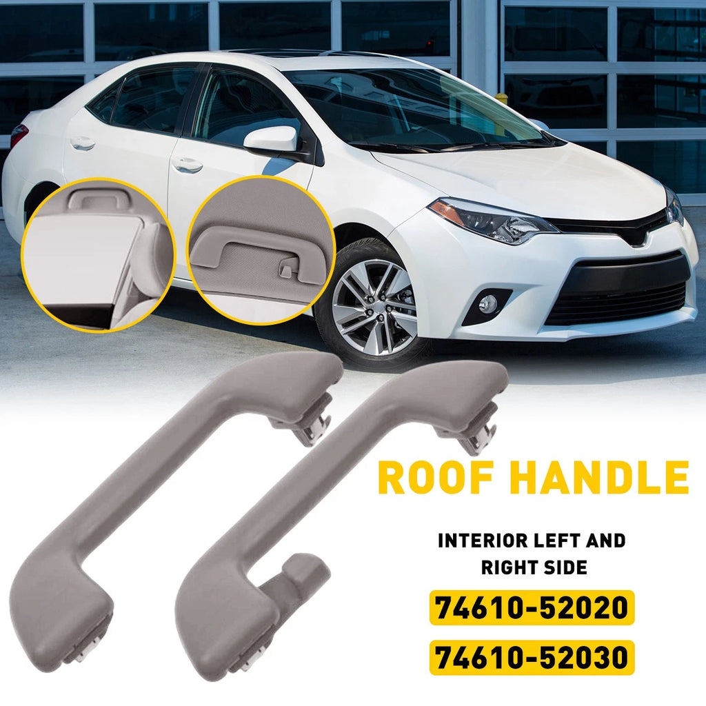 Set of 2 Roof Ceiling Pull Handles for Toyota Corolla Yaris RAV4