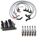 Set of 6 Hitachi Ignition Coils & Denso Iridium Spark Plugs for Ranger V6
