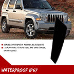 2X Smoked Lens Front Bumper Side Marker Lights for Jeep Liberty (2008–2012)