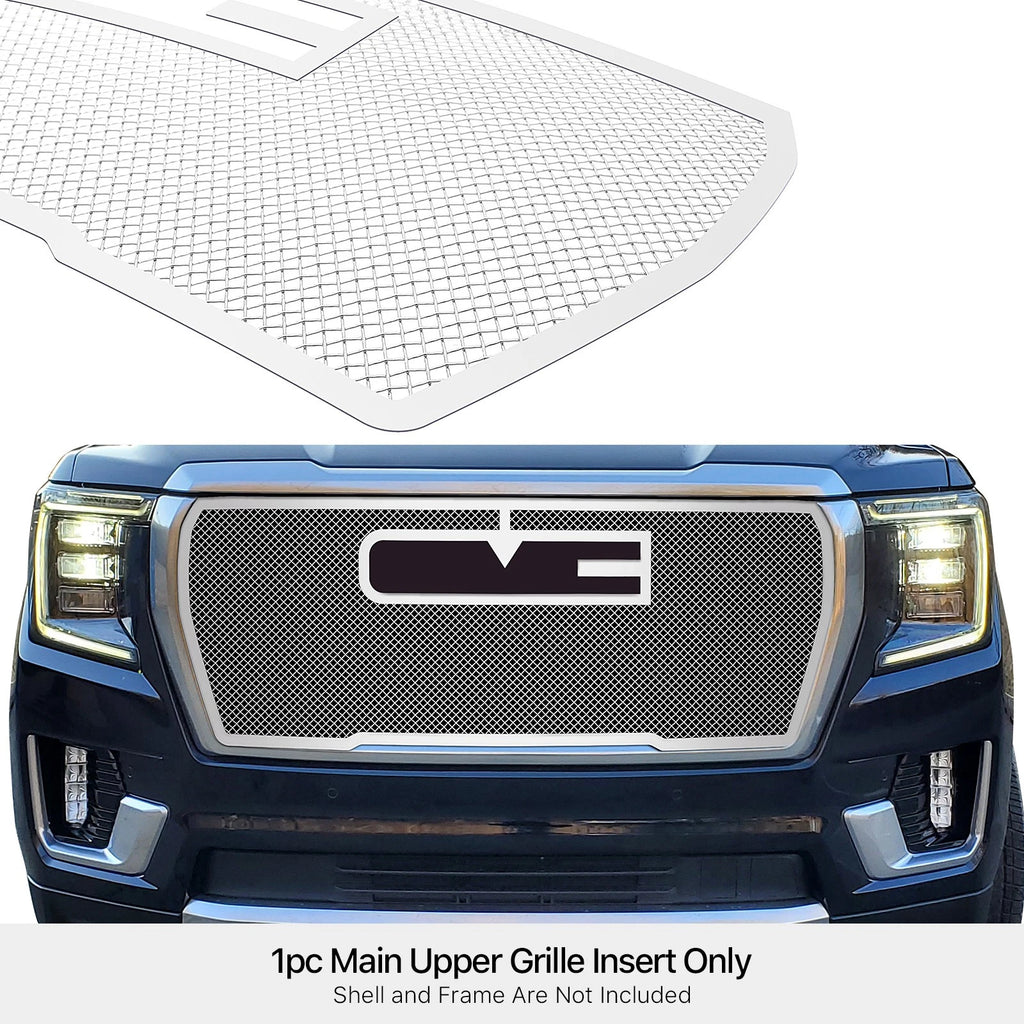 Stainless Steel Chrome Mesh Grille Insert for GMC Yukon (2021-2024)