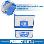 2X Handbrake Button Sticker for Honda HRV (2016–2020) Blue