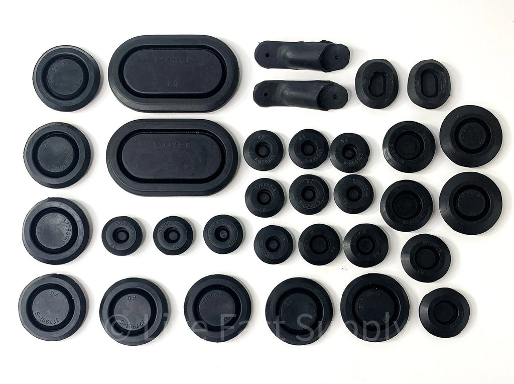 Body Plug Grommet Kit 32 Piece Replacement for Ford Mustang (1964–1966)