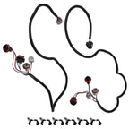 Pair Tail Lamp Wire Harness for Chevrolet Silverado 1500 2500HD 3500HD (2008–2009)
