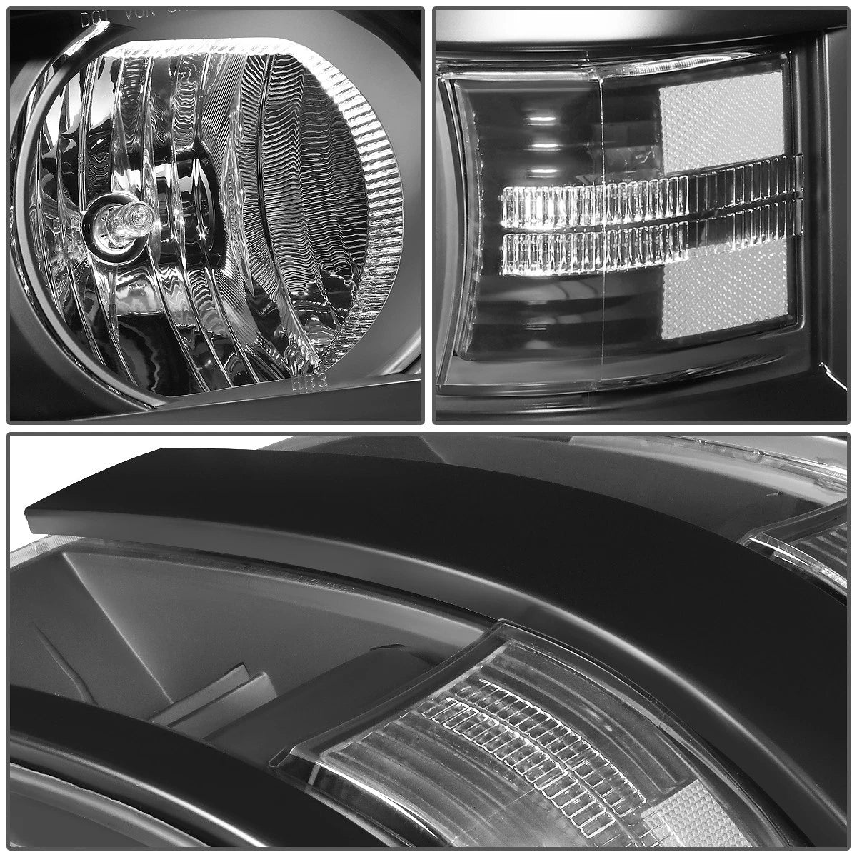 Projector Headlight Lamp for Chevy Silverado 2500HD 3500HD (2015–2019)