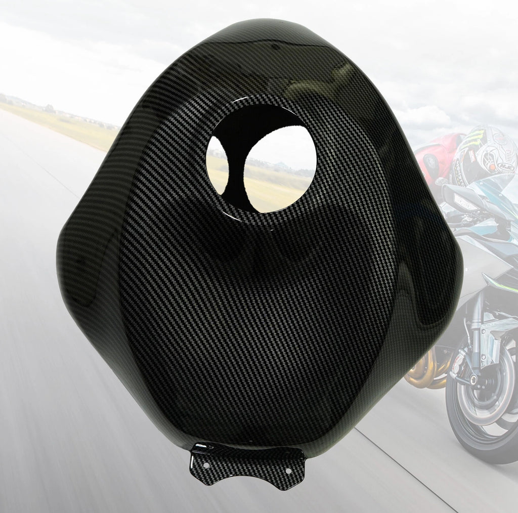 Carbon Fiber Fuel Gas Tank Cover for Kawasaki Ninja ZX-6R (2009–2025)