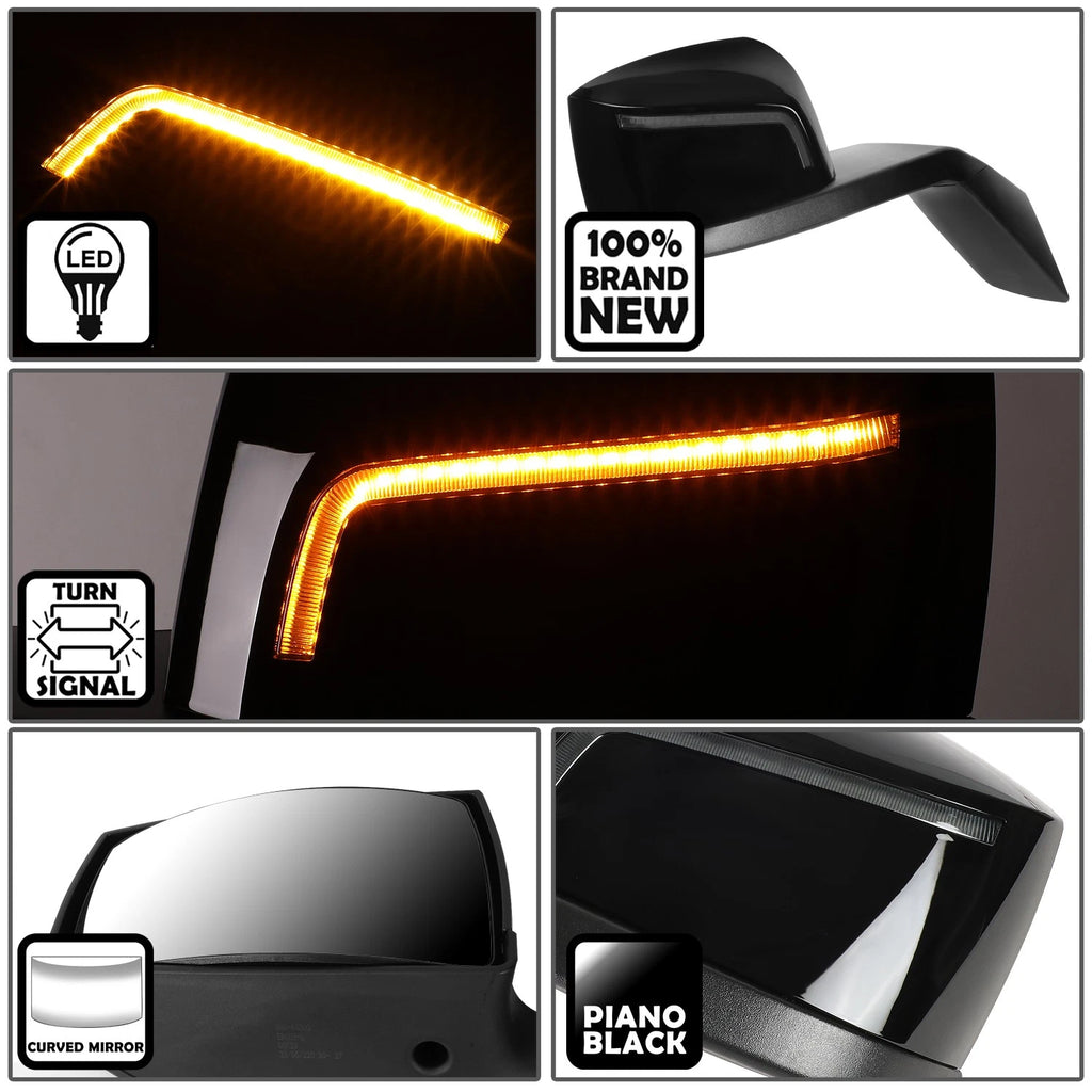 LED Signal Side Hood Mirror for Volvo VN (2004–2018)