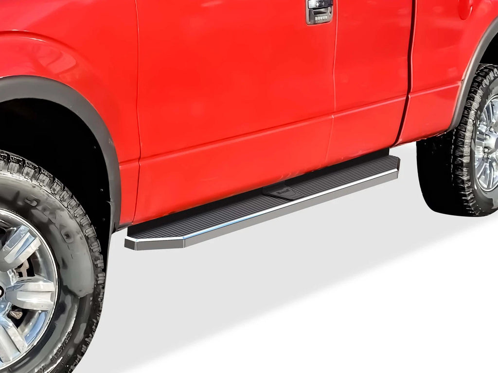 Set of 2 Polished 6" Side Steps for Ford F150 Super Cab (2004–2014)