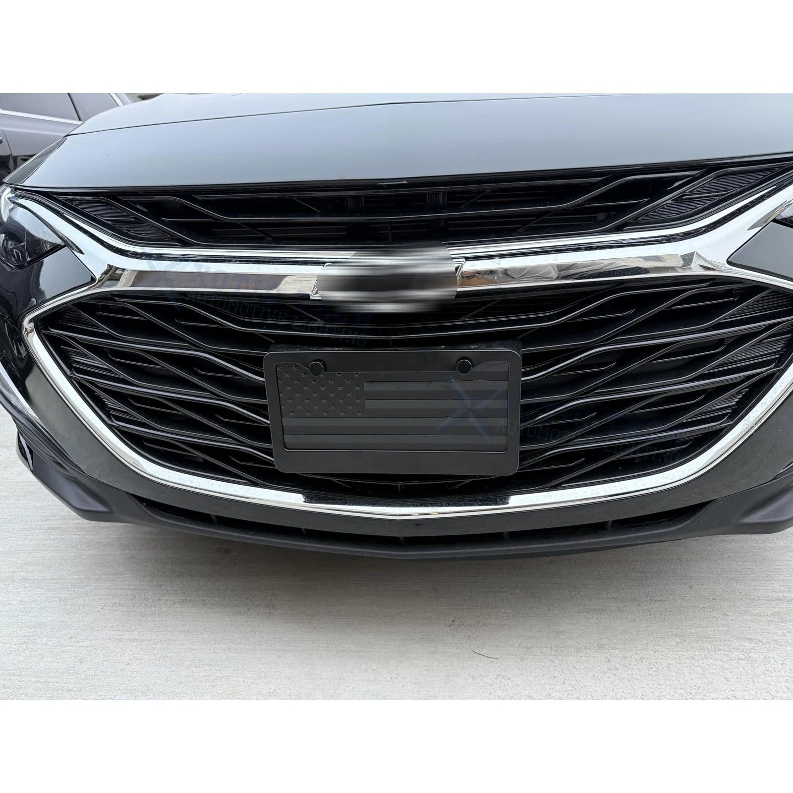 3D American Front Flag License Plate Vanity Gift for Patriotic Embossed Black (2020–2020)
