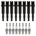 Set of 8 Ignition Coils & NGK Ruthenium HX Spark Plugs for Alpina B7 V8 (2007–2012)