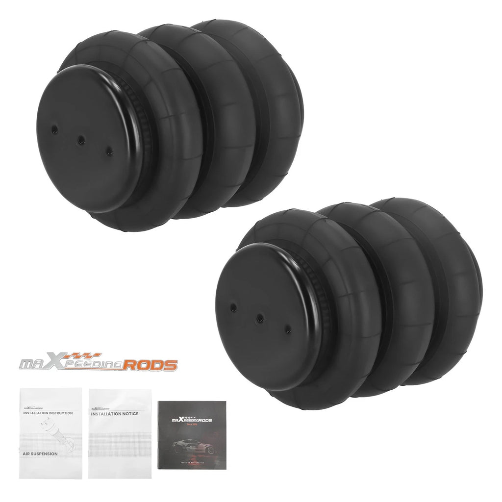 2X Heavy Duty Air Spring Suspension for Universal Fit (2600 lb)