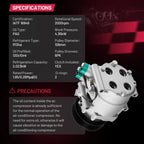 A/C Compressor with Clutch for Acura EL 1.7L (2001–2005) 38800PLMA021M2