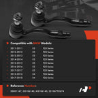 2X Front Outer Tie Rod End for BMW F25 X3 (2011–2017) F26 X4 (2015–2018)