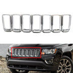 Grille Insert Cover Frame Molding Chrome for Jeep Compass (2011-2017)