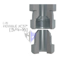 1/2" Hydraulic Hose Assembly #8 JIC Female Straight Ends 4000 PSI