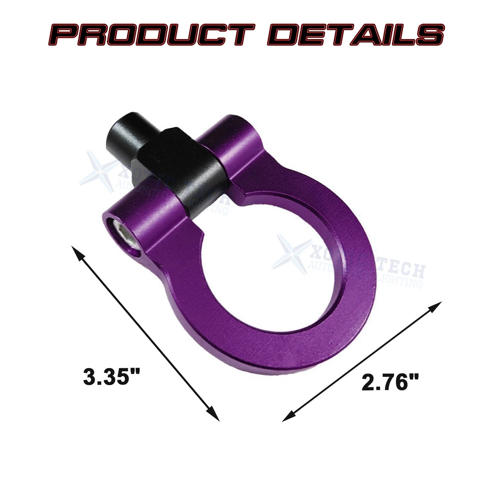 Race Tow Hook for Lexus IS RC (2011-2023) Aluminum Anodized Purple