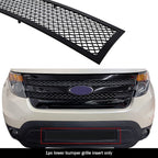 Stainless Steel Black Mesh Grille Insert for Ford Explorer (2011-2015)
