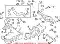 Genuine OEM Rear Right Suspension Knuckle 5QF505436F for VW Audi (2015–2021)