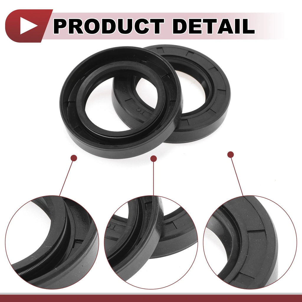 Set of 5 Rotary Shaft Oil Seals 35x55x10mm Nitrile Rubber 672668828755