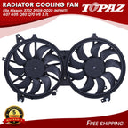 Radiator Cooling Fan for Nissan 370Z, Infiniti G37, G35, Q60, Q70 (2009–2020)
