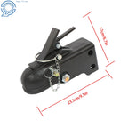 Adjustable Trailer Coupler for Channel-Mount (15000 lbs Capacity)