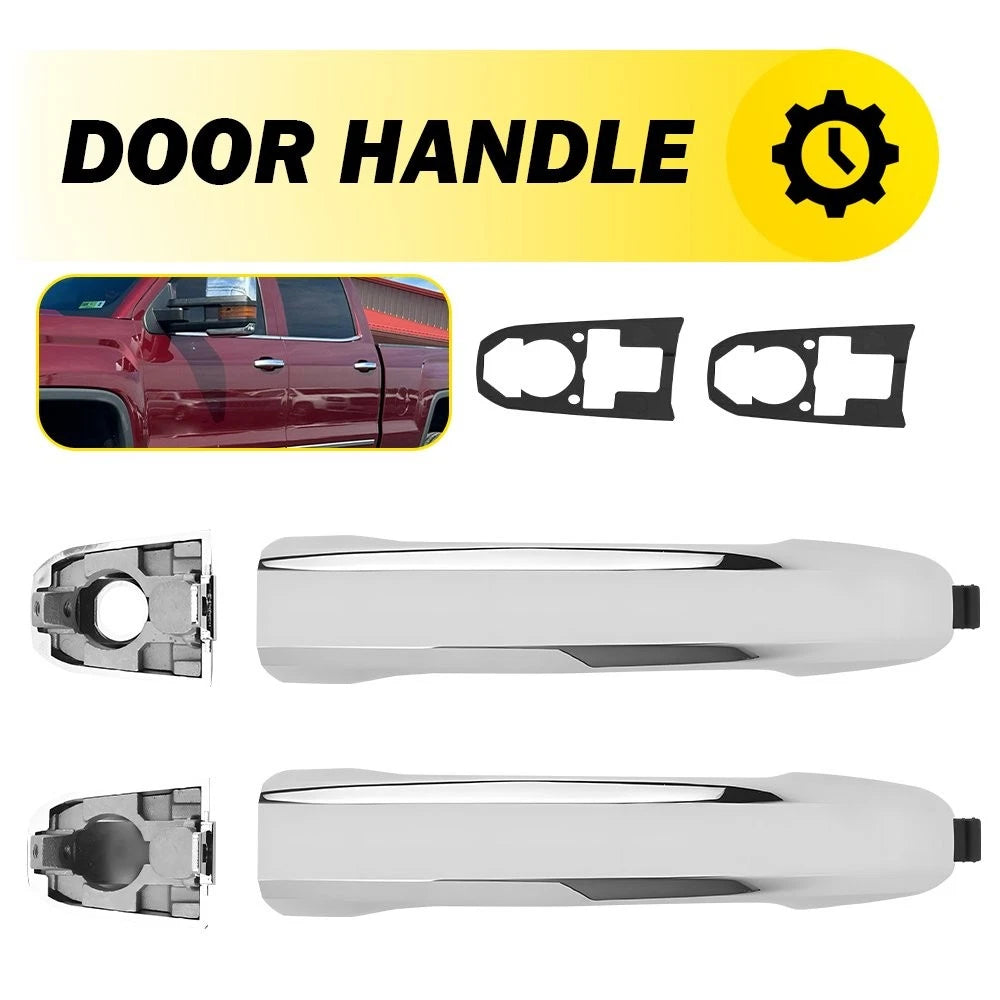 Exterior Door Handle Set of 2 for 2015-2020 Chevy Silverado GMC Sierra LH RH