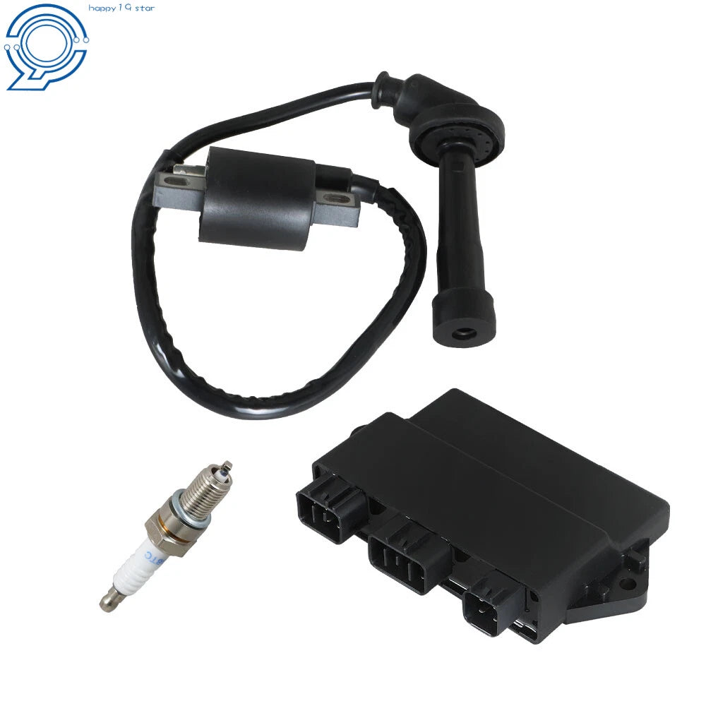 Ignition Coil & Spark Plug Set for Yamaha Grizzly 660 (2002–2003)