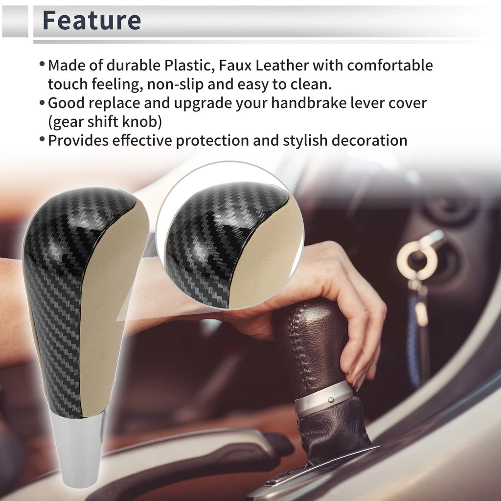 Automatic Gear Shift Knob for Toyota Corolla (2005–2019) Plastic Faux Leather
