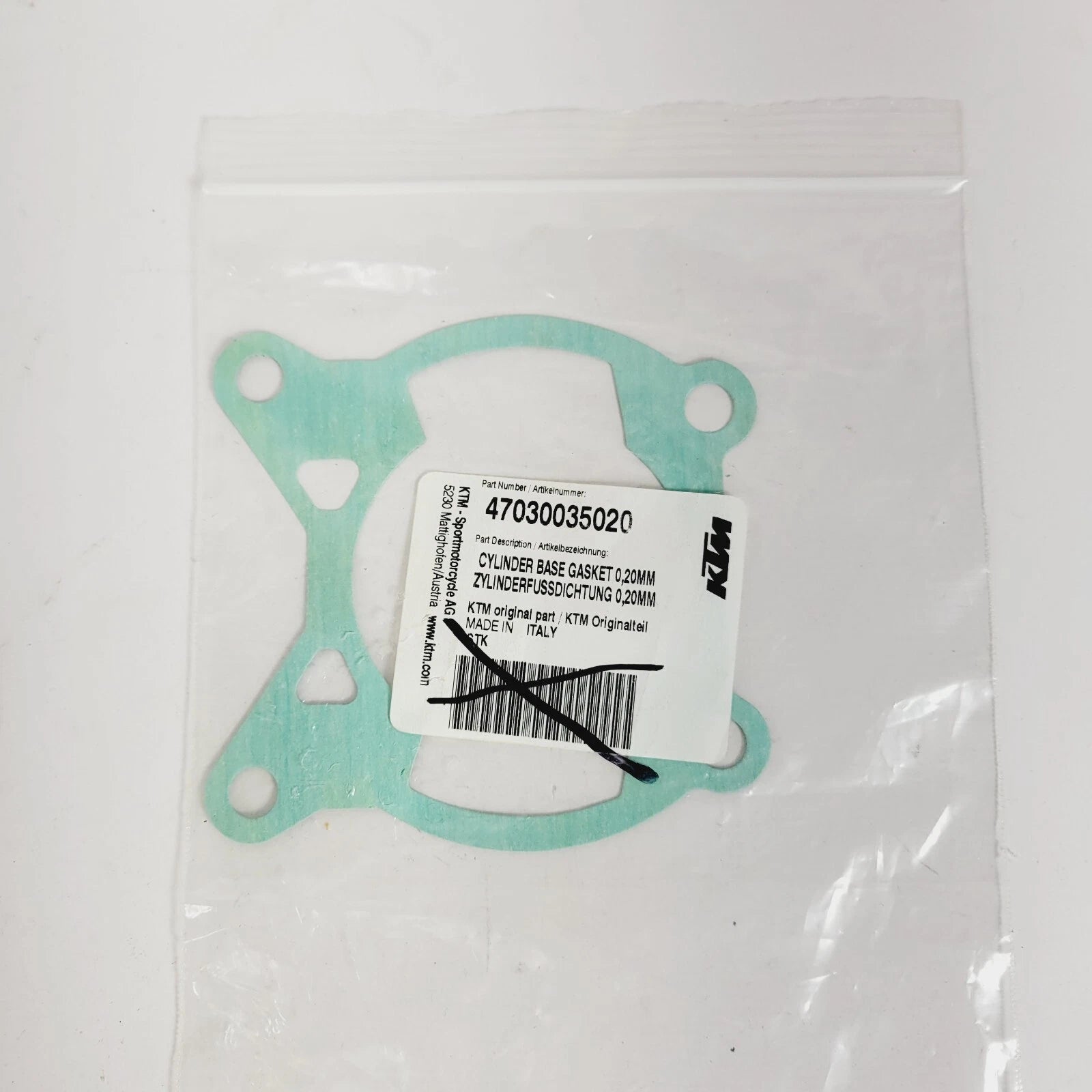 Cylinder Barrel Base Gasket for KTM SX 85 105 (2003–2018)