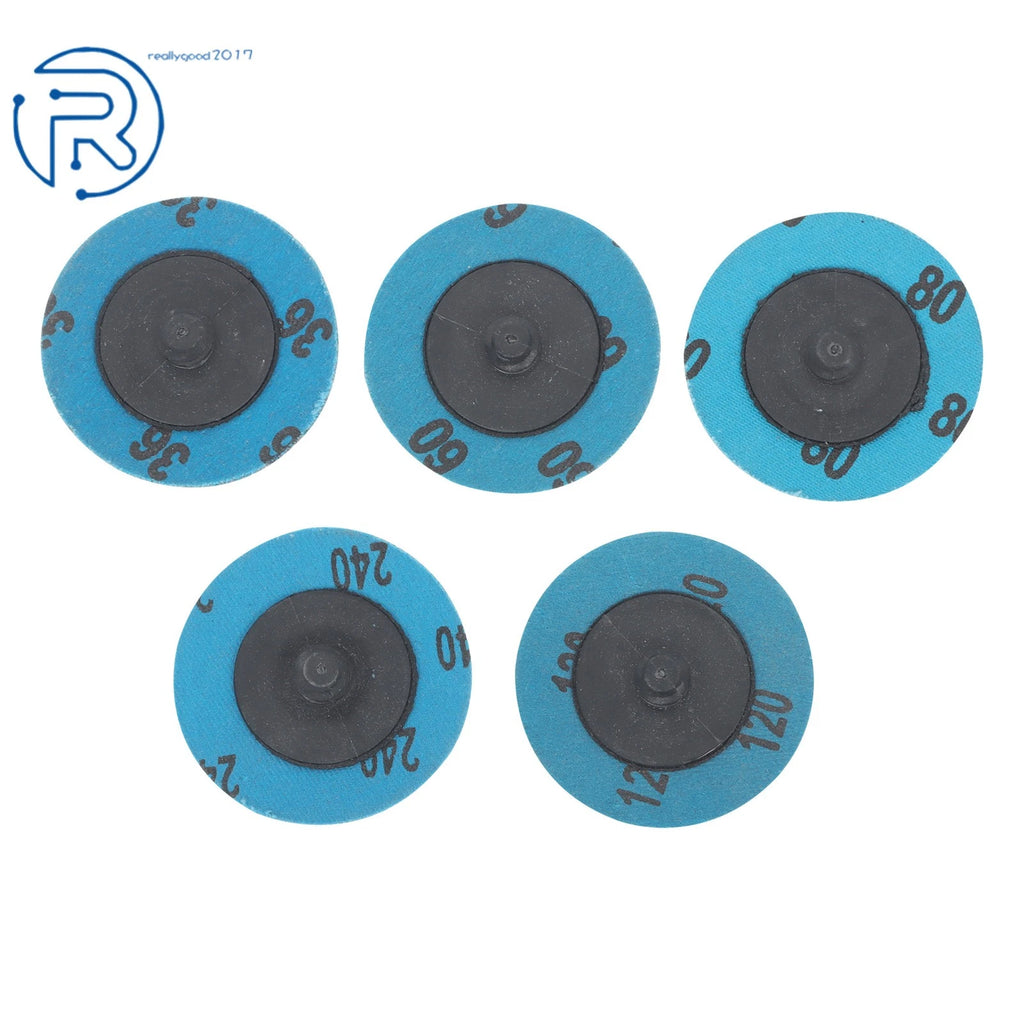 Set of 50 Sanding Discs for Quick Change (2 Inch, 36-240 Grit)