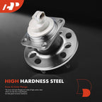 2X Rear Wheel Hub & Bearing Assembly with ABS for Chevy Impala (2000-2013)