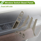 7 Pcs Window Switch Bezel Cover for BMW 5 Series (2010–2016)