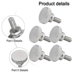 M2 Thumb Screw for Reliable (304 Stainless Steel, Knurled Head)