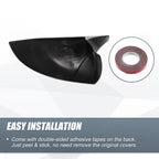 Pair Rearview Mirror Cover Overlay for Hyundai Elantra (Carbon Fiber)