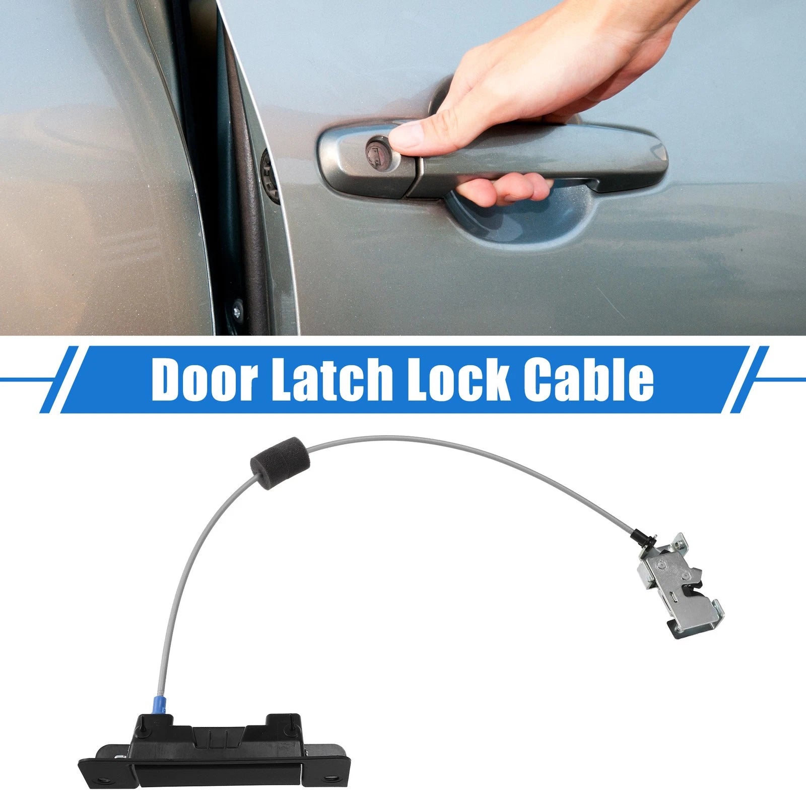 Rear Door Latch Lock Cable with Handle YC15-V431A03-AM for Ford Transit (2000–2006)